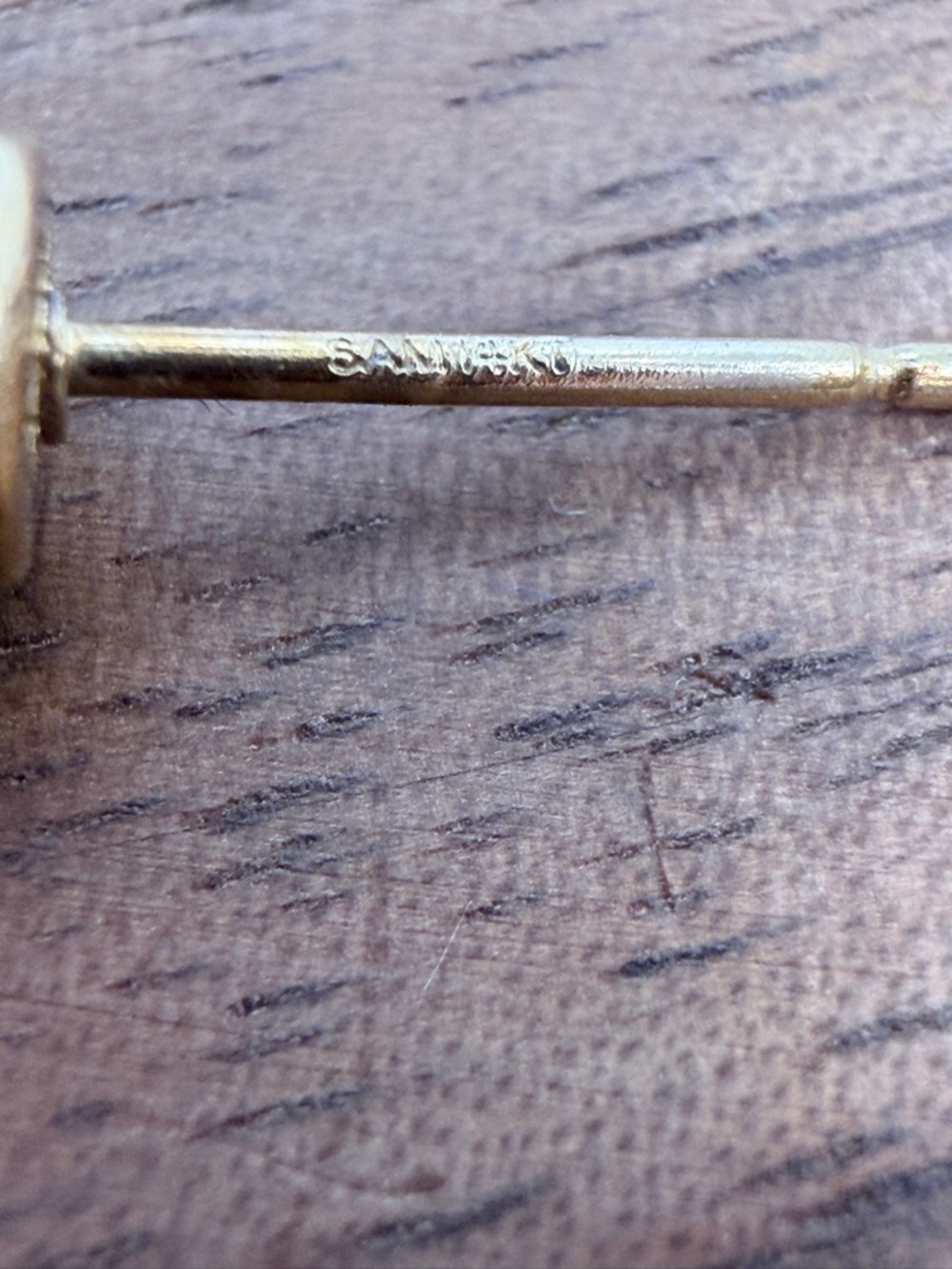 14k Gold 5mm Citrine Stud Earrings - Picture 7 of 7